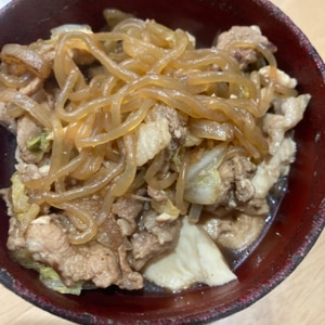 めんつゆで簡単味付け☆肉豆腐